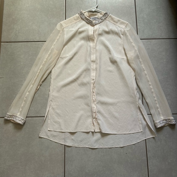 Akris Punto blouse high-neck, long-sleeved top - Picture 2 of 13